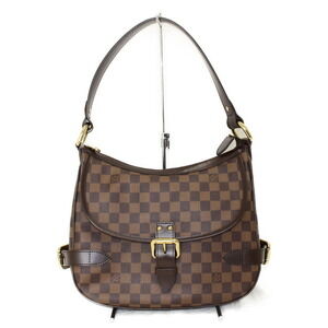 LOUIS VUITTON Highbury Damier Ebene Brown Canvas Handbag Shoulder Bag LV
